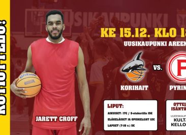 Otteluinfo: Korihait – Pyrintö 15.12.2021