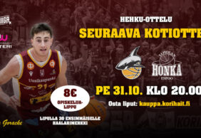 Otteluinfo: Korihait – Honka 31.10.2025