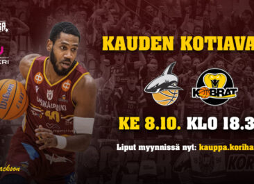 Otteluinfo: Korihait – Kobrat Lapua 8.10.2025