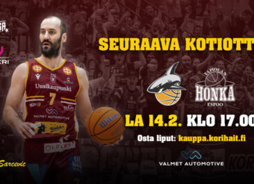 Otteluinfo: Korihait – Honka 14.2.2026