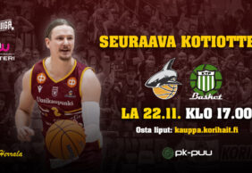 Otteluinfo: Korihait – KTP-Basket 22.11.2025