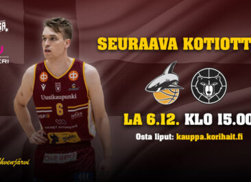 Otteluinfo: Korihait – Kouvot 6.12.2025