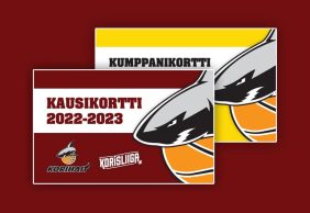 Korisliiga-kauden 2022-23 kausikortit ovat myynnissä
