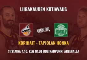 Otteluinfo: Korihait – Tapiolan Honka 4.10.2022
