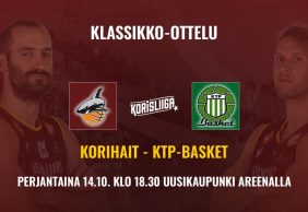 Otteluinfo: Korihait – KTP-Basket 14.10.2022