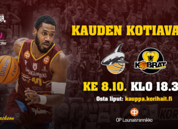 Otteluinfo: Korihait – Kobrat Lapua 8.10.2025