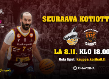 Otteluinfo: Korihait – Kauhajoki 8.11.2025