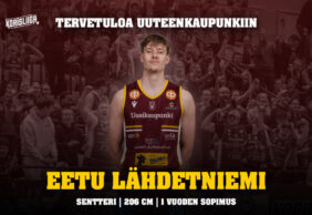 Sisäpelaaja Eetu Lähdetniemi Korihaiden palapelin viimeinen palanen