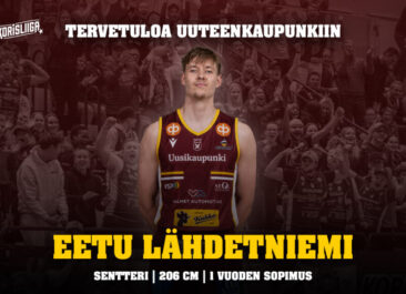Sisäpelaaja Eetu Lähdetniemi Korihaiden palapelin viimeinen palanen